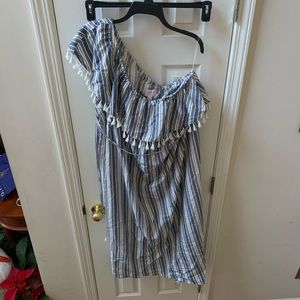 One Shoulder Maternity Dress